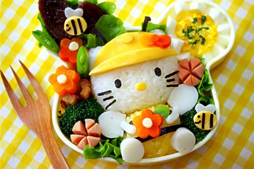 sushi hello kitty